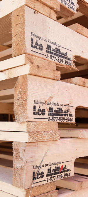 Palettes en bois | Léo Mailhot inc.