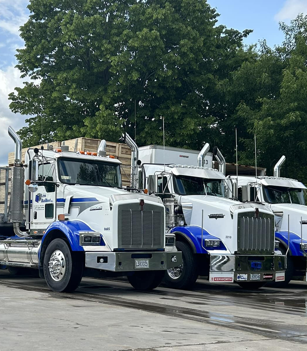 Livraison, transport et exportation | Léo Mailhot inc.